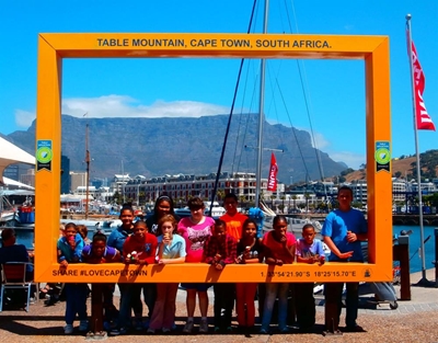 Kinders geniet Kaapse toer